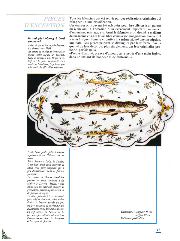 Details about   French faience of Savoie Lyonnais Dauphine 